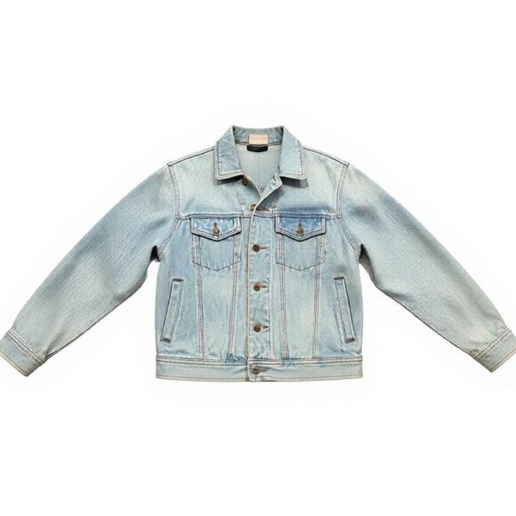 Vintage 90s Disney Mickey Mouse Denim Trucker Jacket Men’s S (Fits M) Almost New - Picture 2 of 10